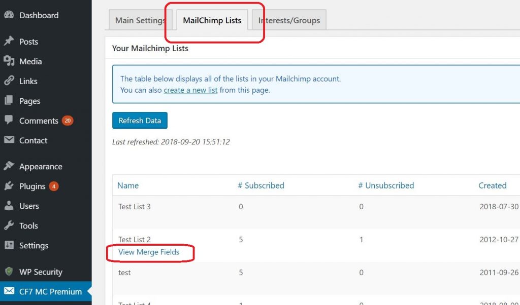 contact form 7 mailchimp 7 Premium Plugin Mailchimp Contact Integration Form &